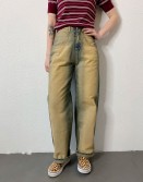 Crazy Wash Straight Cut Jeans #250326